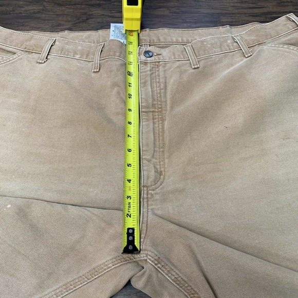 Carhartt Mens 50x32 Dungaree Fit Carpenter Pants Heavy Canvas Work Pants B11BRN - Picture 5 of 12
